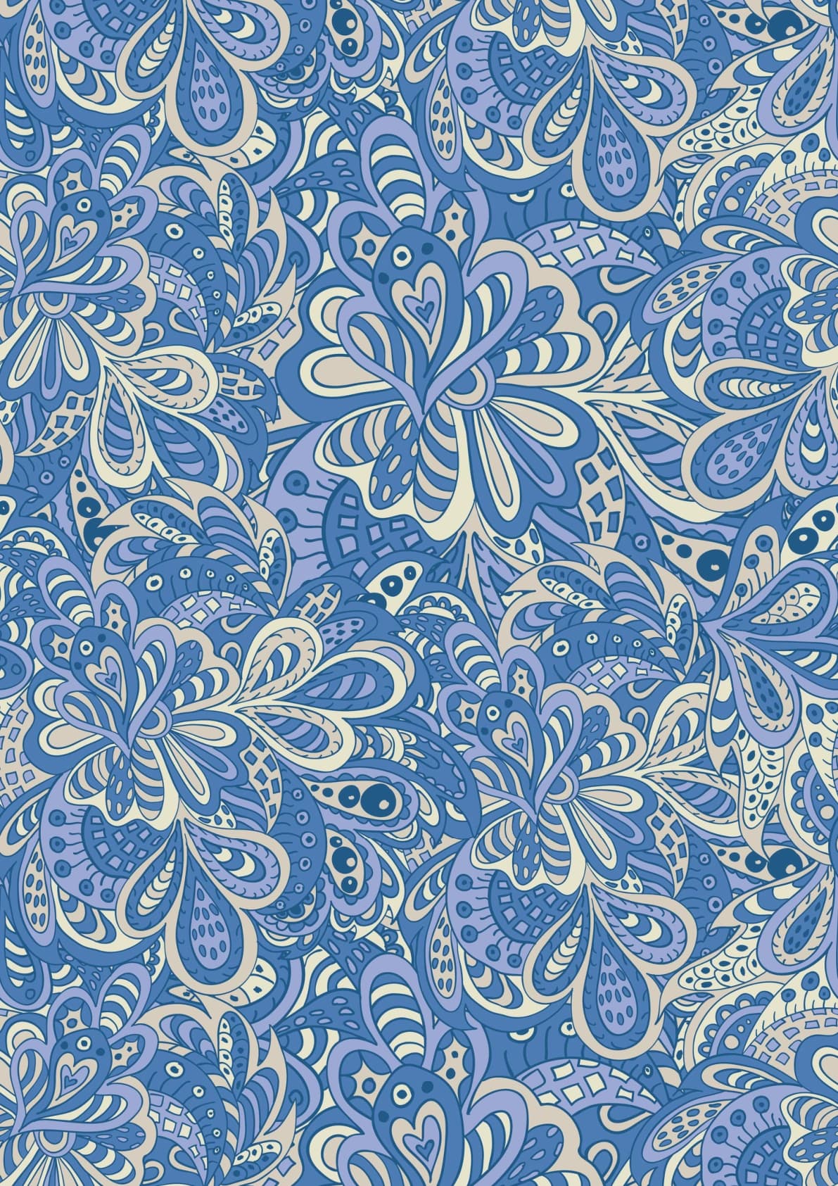 blue Paisley